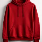Red Hoodie – Premium 100% Cotton, 300 GSM, Unisex